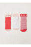 Desenli Kız Bebek Havlu Soket Çorap 3'lü