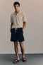 Фото #1 товара Regular Fit Waffled Shorts