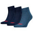 Фото #1 товара LEVI´S UNDERWEAR Batwing Logo Recycled Quarter short socks 3 pairs