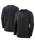 Фото #1 товара Men's Black San Francisco Giants Authentic Collection Player Performance Pullover Sweatshirt