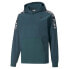 Puma Pwrfleece Pullover Training Hoodie Mens Blue Casual Athletic Outerwear 5230
