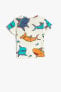 Фото #2 товара Футболка Koton Shark Print Short Sleeve Baby Boy