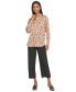 Фото #2 товара Women's Abstract-Print Oversized Shirt