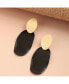 ფოტო #1 პროდუქტის Women's Block Drop Earrings