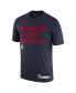 ფოტო #2 პროდუქტის Men's Navy Washington Wizards 2023/24 Sideline Legend Performance Practice T-shirt