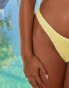 Фото #2 товара Moda Minx X Sophie Piper scrunch high leg bikini bottom in lemon