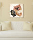 "Pomeranian" Unrameled Free Floating Tempered Glass Panel Graphic Dog Wall Art Print 20" x 20", 20" x 20" x 0.2"