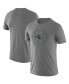 Men's Heathered Gray Michigan State Spartans Basketball Icon Legend Performance T-shirt