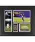 Фото #1 товара Lamar Jackson Baltimore Ravens Framed 15" x 17" Player Collage with a Piece of Game-Used Ball