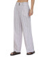 Фото #4 товара Women's Striped Wide-Leg Pants