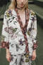 FLORAL PRINT KIMONO SHIRT