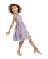 Фото #4 товара Toddler & Little Girls Illusion Sequin Mesh Party Dress