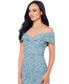 ფოტო #5 პროდუქტის Petite Off-The-Shoulder Lace Gown