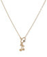 ფოტო #1 პროდუქტის Gold-Tone Crystal Cherry Pendant Necklace, 16" + 3"