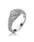 Фото #1 товара Sterling Silver Cubic Zirconia Sweet Spot Ring