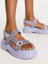 Public Desire Exclusive Sierra embellished chunky sandals in lilac