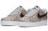 Nike Air Force 1 Low Snakeskin 蛇皮 低帮 板鞋 男女同款 褐色 / Кроссовки Nike Air Force BQ4424-100