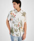Фото #1 товара Рубашка мужская Guess с графическим рисунком "Ботанический сад"