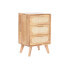 Фото #1 товара Тумба с ящиками Home ESPRIT Натуральный Металл древесина каучукового дерева 40 x 30 x 63 cm
