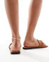 Public Desire Radiance sliders with hardware in tan