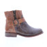 Фото #1 товара Bed Stu Becca F321118 Womens Brown Leather Hook & Loop Ankle & Booties Boots 5.5