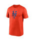 Фото #3 товара Men's Orange New York Mets Big and Tall Logo Legend Performance T-shirt