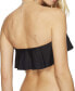 Фото #3 товара LSpace Womens 188431 Lynn Tube Ruffle Bikini Top Swimwear Black Size L