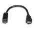 Фото #6 товара StarTech.com 6in Micro USB to Mini USB Adapter Cable M/F - 0.15 m - Mini-USB B - Micro-USB A - Male/Female - Black