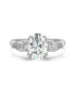 Фото #2 товара Кольцо Charles & Colvard Three Stone Moissanite 3 ct.