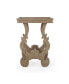 French Country Accent Table with Intricate Details and Charming Finish