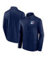 ფოტო #1 პროდუქტის Men's Navy New York Rangers Authentic Pro Full-Zip Jacket