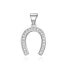 Beautiful Silver Horseshoe Good Luck Pendant AGH769