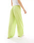 Фото #3 товара Esmee loose fit beach trouser co-ord in lime