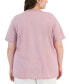 ფოტო #2 პროდუქტის Trendy Plus Size Minnie Graphic T-Shirt