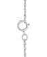 ფოტო #3 პროდუქტის Diamond Flower 18" Pendant Necklace (1/4 ct. t.w.) in Sterling Silver