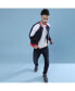 ფოტო #2 პროდუქტის Men's Multicolor Zip-Front Jacket With Raglan Sleeve