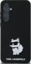 Karl Lagerfeld Etui Karl Lagerfeld KLHCSA55SMHCNPK Samsung Galaxy A55 hardcase Silicone Choupette Metal Pin czarny/black - фото #3