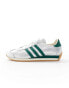 adidas Originals Country OG trainers in silver and green