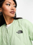 Фото #8 товара The North Face Ampato long quilted liner jacket in sage green Exclusive at ASOS