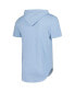 ფოტო #3 პროდუქტის Men's Powder Blue Toronto Jays Tri-Blend Hoodie T-Shirt