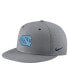 Фото #1 товара Men's Gray North Carolina Tar Heels USA Side Patch True AeroBill Performance Fitted Hat