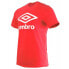 Фото #1 товара UMBRO Football Wardrobe Large Logo short sleeve T-shirt