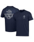 Фото #1 товара Men's Navy Navy Midshipmen Silent Service Anchor T-shirt