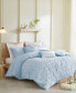 Фото #2 товара Brooklyn Jacquard Cotton 7-Pc. Duvet Cover Set, King/California King