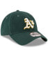 Фото #4 товара Men's Green Oakland Athletics Logo Replica Core Classic 9TWENTY Adjustable Hat