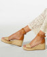 Фото #6 товара Women's Clemens Espadrille Wedge Sandals