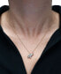 ფოტო #2 პროდუქტის Diamond Elephant 18" Pendant Necklace (1/10 ct. t.w.) in 10k Gold, Created for Macy's