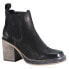 Фото #1 товара Diba True Ser Eeta Square Toe Platform Booties Womens Black Casual Boots 55425-0