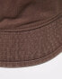 Фото #8 товара adidas Originals trefoil bucket hat in brown