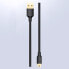 Фото #3 товара Kabel przewód USB - mini USB 5-pinowy pozłacany 0.5m czarny